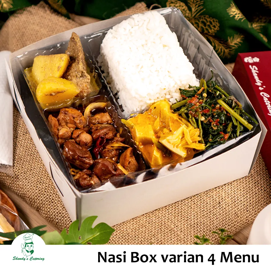 nasi box varian 4 menu shandys catering