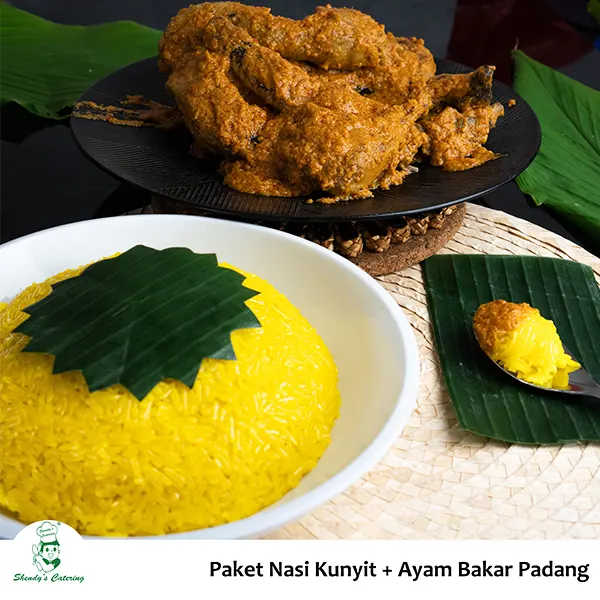 nasi kunyit ayam bakar padang shandys catering nasi kunyit ayam bakar padang shandys catering